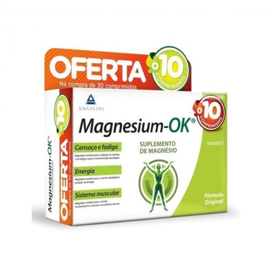 Magnesium-OK 30 Comprimidos com Oferta de  10 Comprimidos