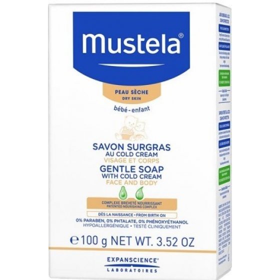 Mustela Sabonete Suave com Cold Cream 100g
