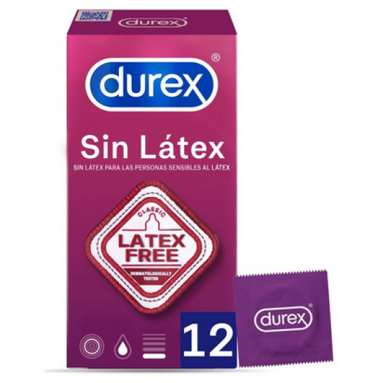 Durex Preservativos Sem Látex x12