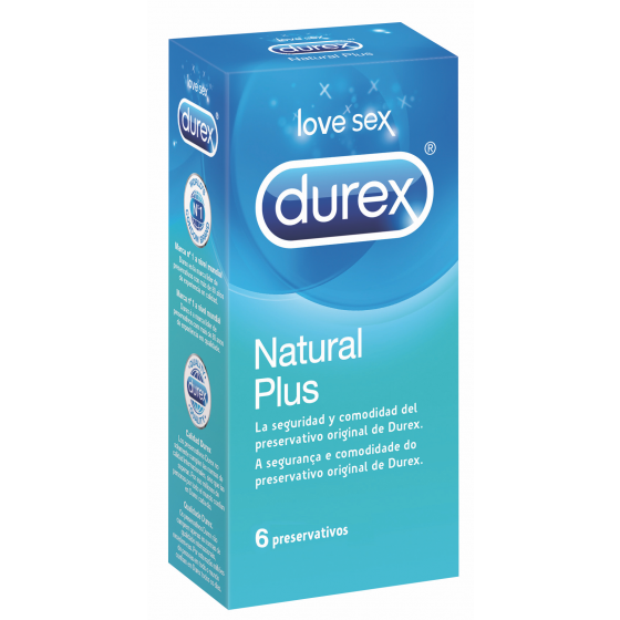 Durex Preservativo Natural Plus X6