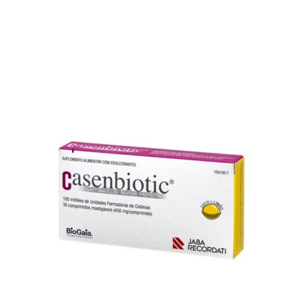 Casenbiotic Comprimidos Mastigáveis Limão 30un.