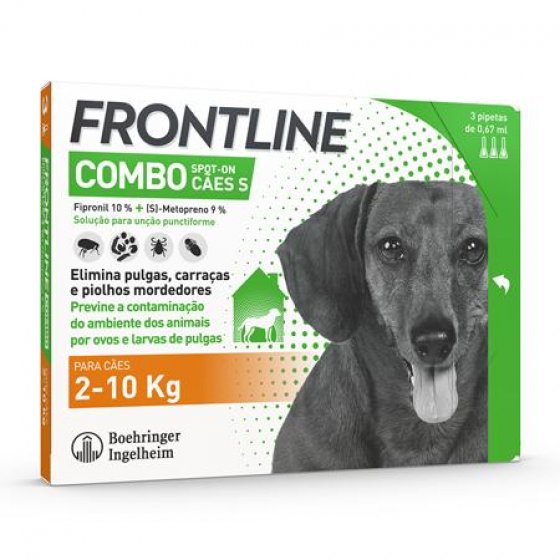 Frontline Combo Cão 2-10Kg 3 Pipetas