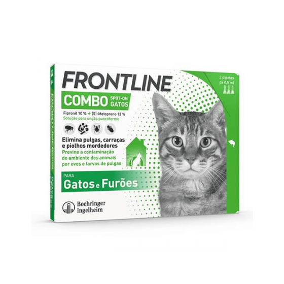 Frontline Combo Gato 0,5 Ml X 3 pipetas