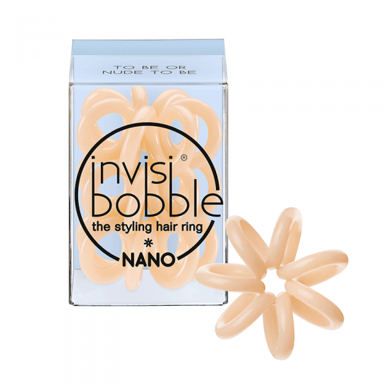 Invisibobble Nano Elástico To Be Or Nude To Be x3